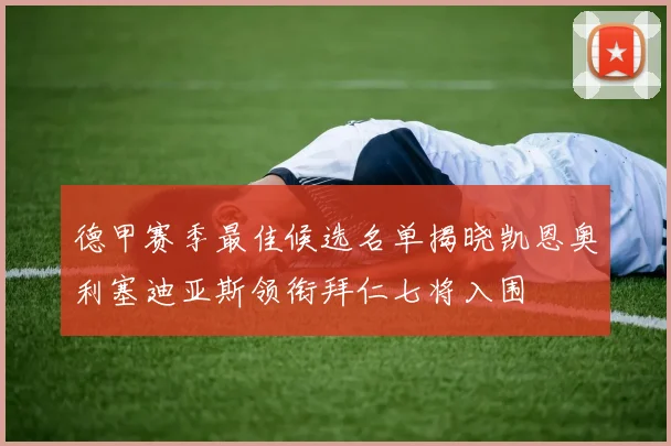 德甲赛季最佳候选名单揭晓凯恩奥利塞迪亚斯领衔拜仁七将入围
